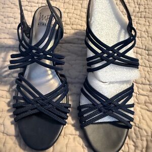 Helena Midnight Blue Strappy Sandals